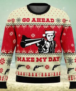 Go Ahead Make My Day Dirty Harry Ugly Christmas Sweater