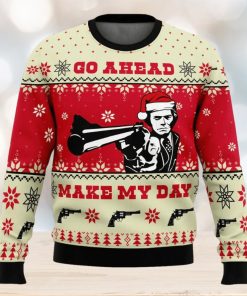 Go Ahead Make My Day Dirty Harry Ugly Christmas Sweater