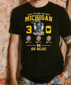 Go Blue Hail To The Victors Michigan Wolverines B10 East 3 0 Shirt