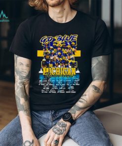 Go Blue Michigan Wolverines Signatures Shirt