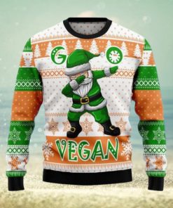 Go Vegan Santa Ugly Christmas Sweater