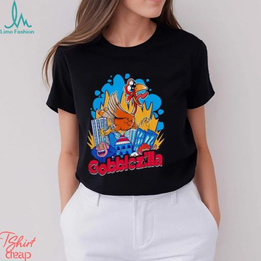 Gobblezilla turkey day thanksgiving shirt