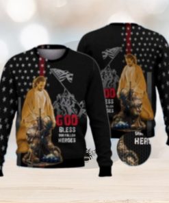 God Bless Veteran Ugly Christmas Sweater – Perfect Christmas Gift!