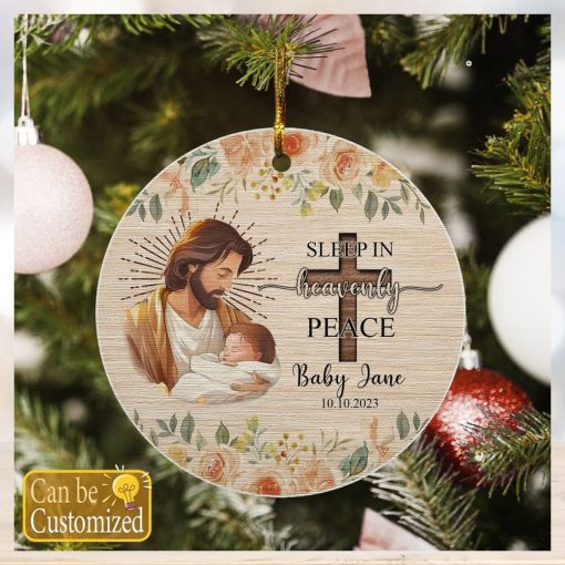 God In Heaven Custom Ornament