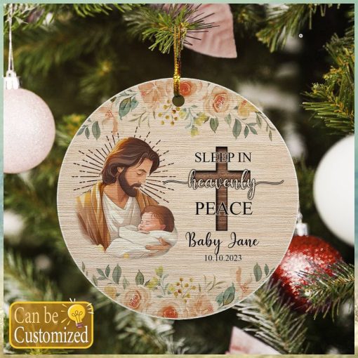 God In Heaven Custom Ornament