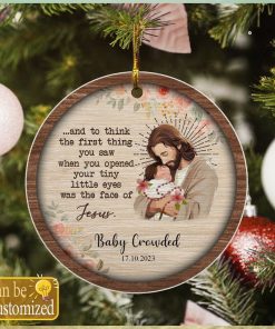 God Loves In Heaven Custom Ornament