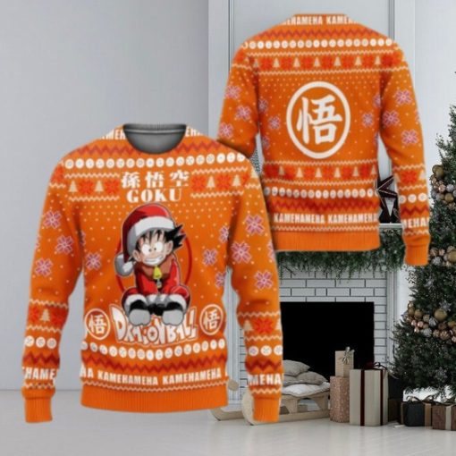 Goku Kid Ugly Christmas Sweater Dragon Ball Anime Xmas Gift