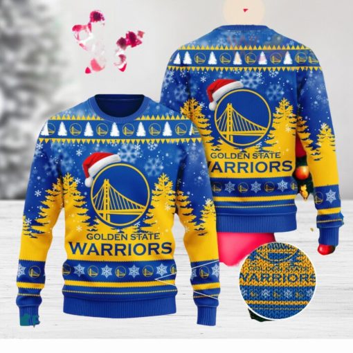 Golden State Warriors Christmas 3D Sweater