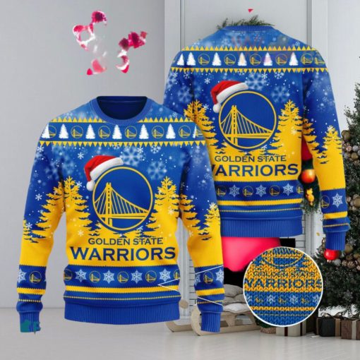 Golden State Warriors Christmas 3D Sweater