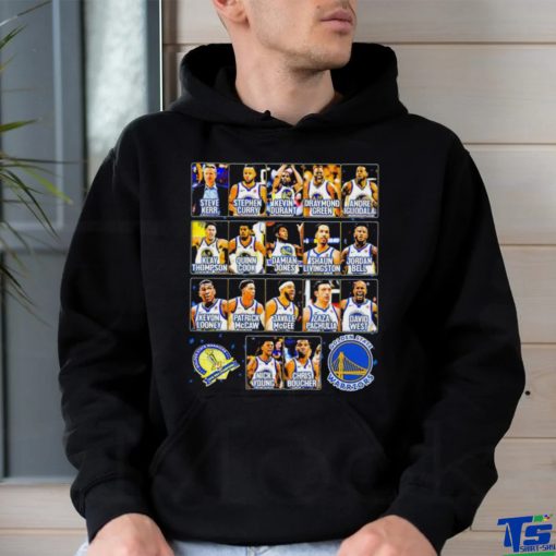 Golden State Warriors all players 2017 2018 NBA Champions graphic shirt