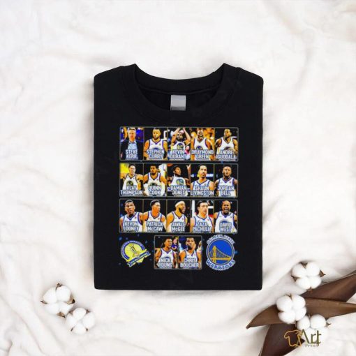 Golden State Warriors all players 2017 2018 NBA Champions graphic shirt