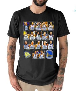 Golden State Warriors all players 2017 2018 NBA Champions graphic shirt