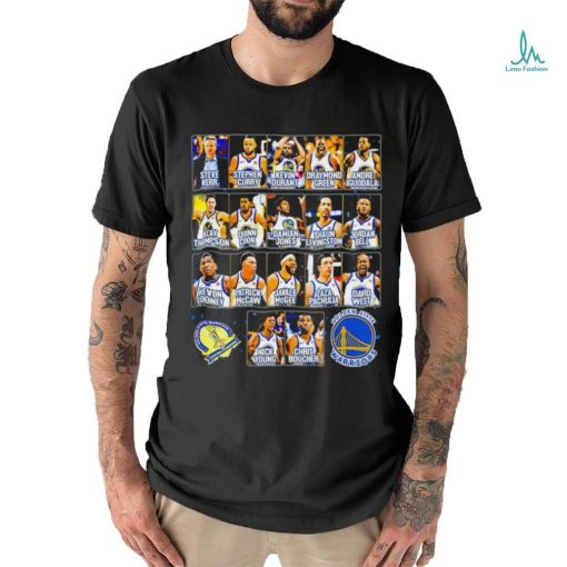 Golden State Warriors all players 2017 2018 NBA Champions graphic shirt