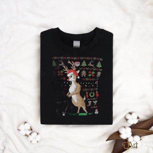 Golf Reindeer Pun Golfer Ugly Christmas Golfing Classic T Shirt