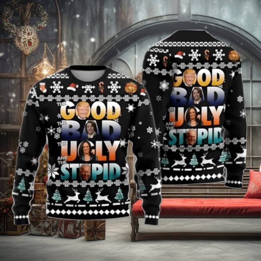 Good Bad Ugly Christmas Sweater For Men And Women