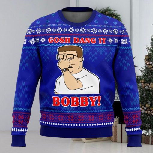 Gosh Dang It Bobby King Of The Hill Ugly Christmas Sweater