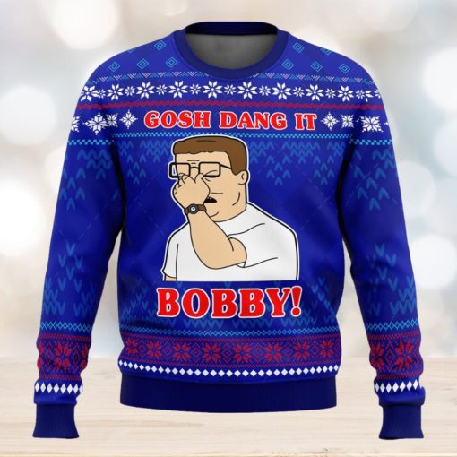 Gosh Dang It Bobby King Of The Hill Ugly Christmas Sweater