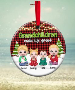 Grandchildren Make Life Grand Ornament