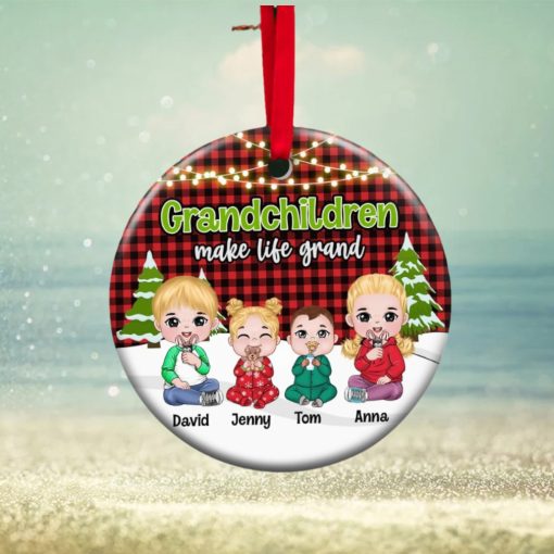 Grandchildren Make Life Grand Ornament