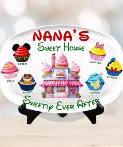 Grandma's Sweet House Personalized Resin Plate