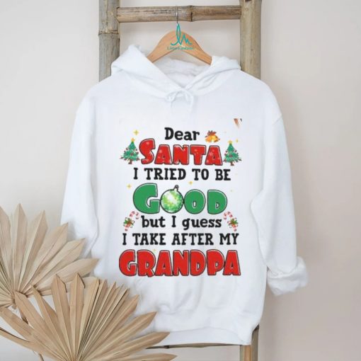 Grandpa Inspired Santa Claus Christmas Shirt