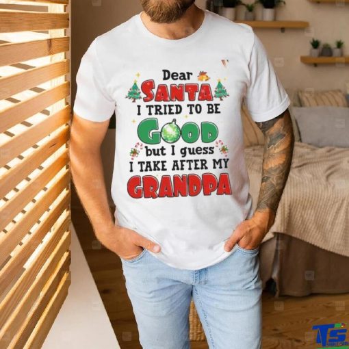 Grandpa Inspired Santa Claus Christmas Shirt