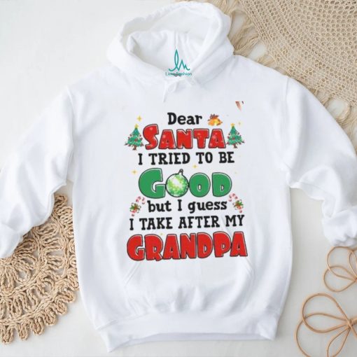 Grandpa Inspired Santa Claus Christmas Shirt