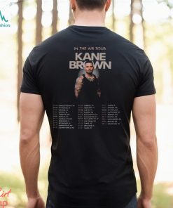Graphic Kane Brown In The Air 2024 Tour Black Unisex Shirts