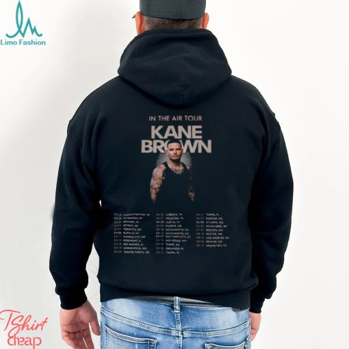 Graphic Kane Brown In The Air 2024 Tour Black Unisex Shirts