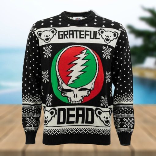 Grateful Dead Snowflakes Ugly Christmas Sweater