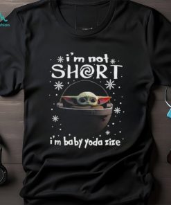 Great Baby Yoda I’m Not Short I’m Baby Yoda Size Christmas Shirt