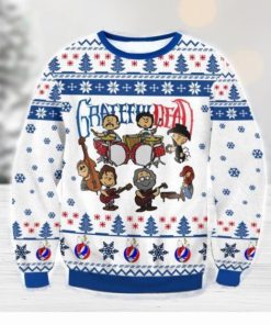 Greatful Dead Snoopy Ugly Sweater Christmas Gift For Men And Women