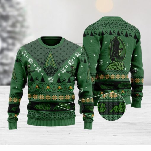 Green Arrow Dc Comics Ugly Sweater Christmas For Men And Women