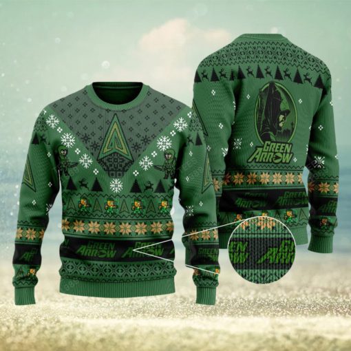 Green Arrow Dc Comics Ugly Sweater Christmas For Men And Women