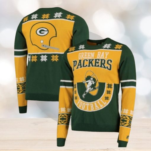 Green Bay Packers Big Logo Ugly Christmas Sweaters