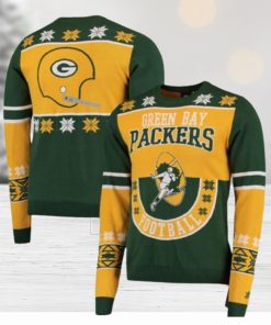 Green Bay Packers Big Logo Ugly Christmas Sweaters