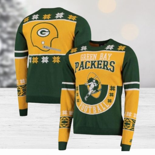 Green Bay Packers Big Logo Ugly Christmas Sweaters