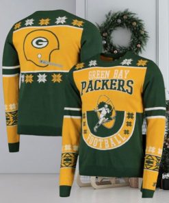 Green Bay Packers Big Logo Ugly Christmas Sweaters