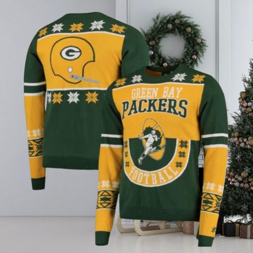 Green Bay Packers Big Logo Ugly Christmas Sweaters