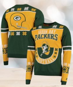 Green Bay Packers Big Logo Ugly Christmas Sweaters