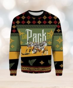 Green Bay Packers Go Pack Go Ugly Christmas Sweater For Men And Women