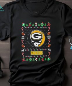 Green Bay Packers Gratefull Dead Ugly Christmas Shirt