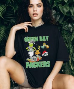 Green Bay Packers Grinch And Max NFL Ornament Christmas Shirt