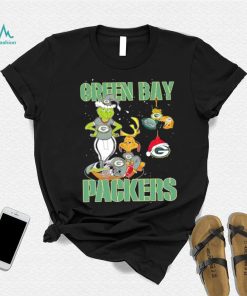 Green Bay Packers Grinch and Max NFL Christmas shirt