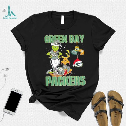 Green Bay Packers Grinch and Max NFL Christmas shirt