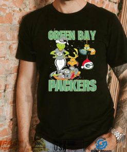 Green Bay Packers Grinch and Max NFL Christmas shirt