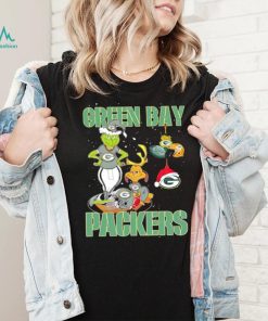 Green Bay Packers Grinch and Max NFL Christmas shirt