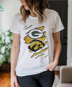 Green Bay Packers Iowa Hawkeyes Football Logo Shirt