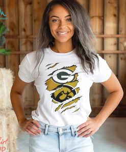 Green Bay Packers Iowa Hawkeyes Football Logo Shirt