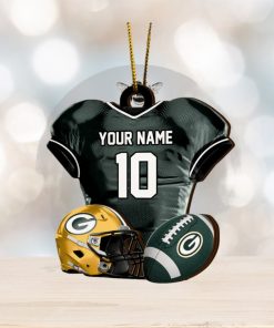 Green Bay Packers NFL Sport Ornament Custom Name And Number